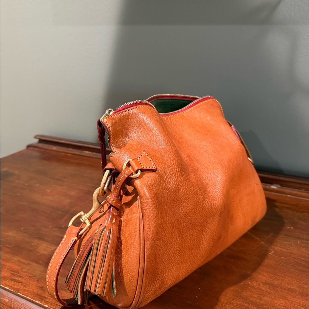 Dooney & Bourke Tan Leather Women's Bag - Picture 2 of 7